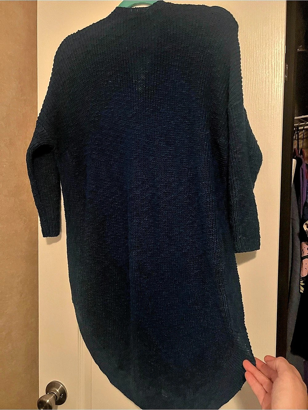 Express Zip Front Knit Sweater Size medium - Picture 2 of 5